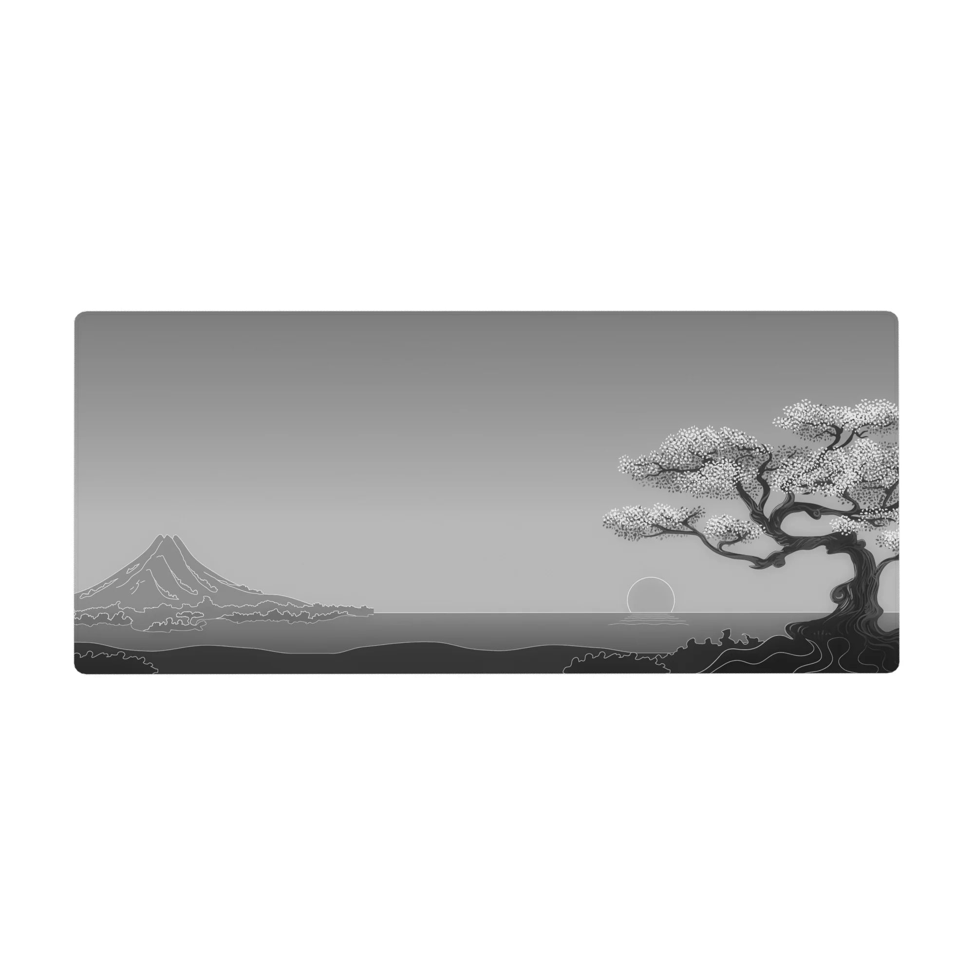 Zen-Japan Deskmat | Mousepad | Deskpad - Serenity Sakura Scene - AniChan