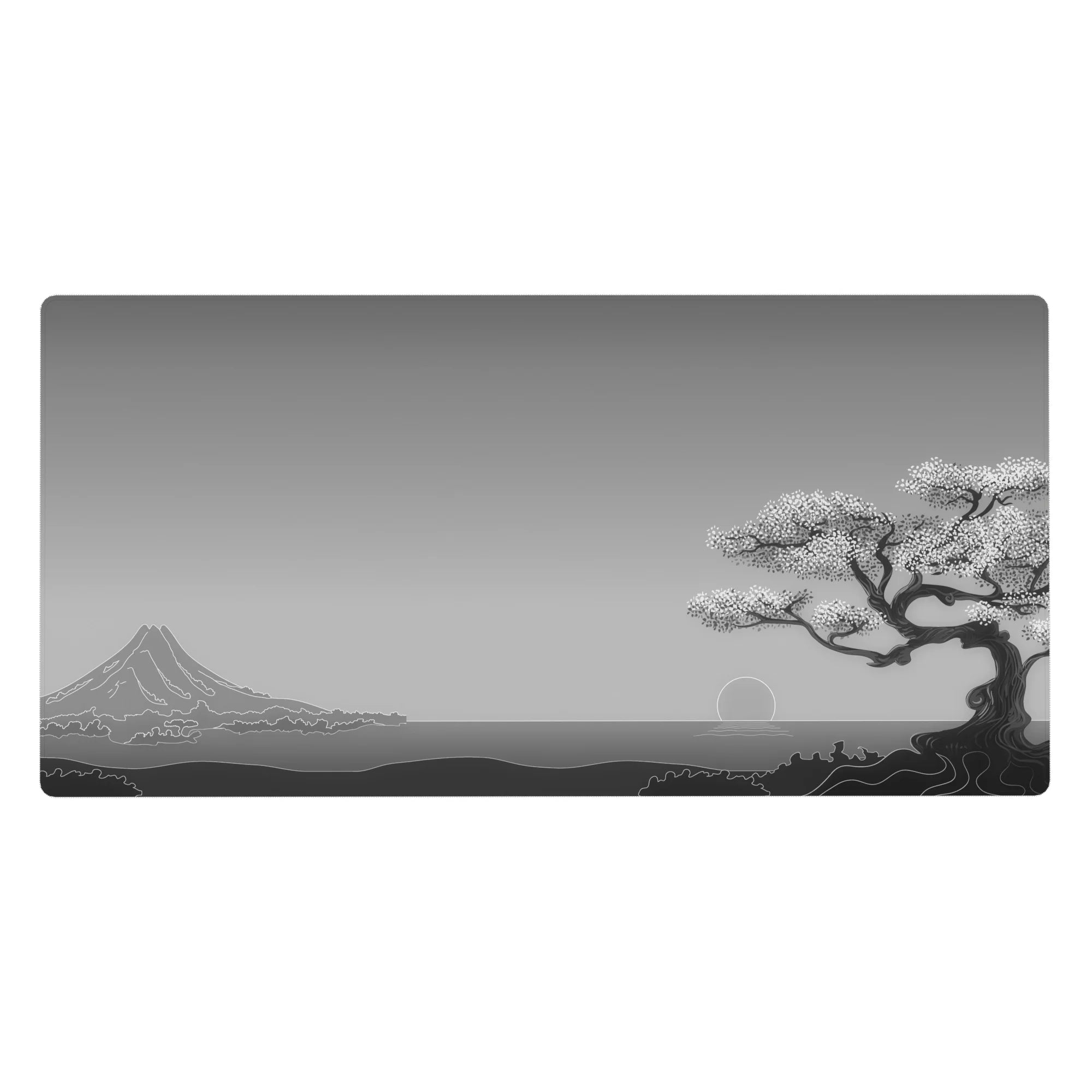 Zen-Japan Deskmat | Mousepad | Deskpad - Serenity Sakura Scene - AniChan