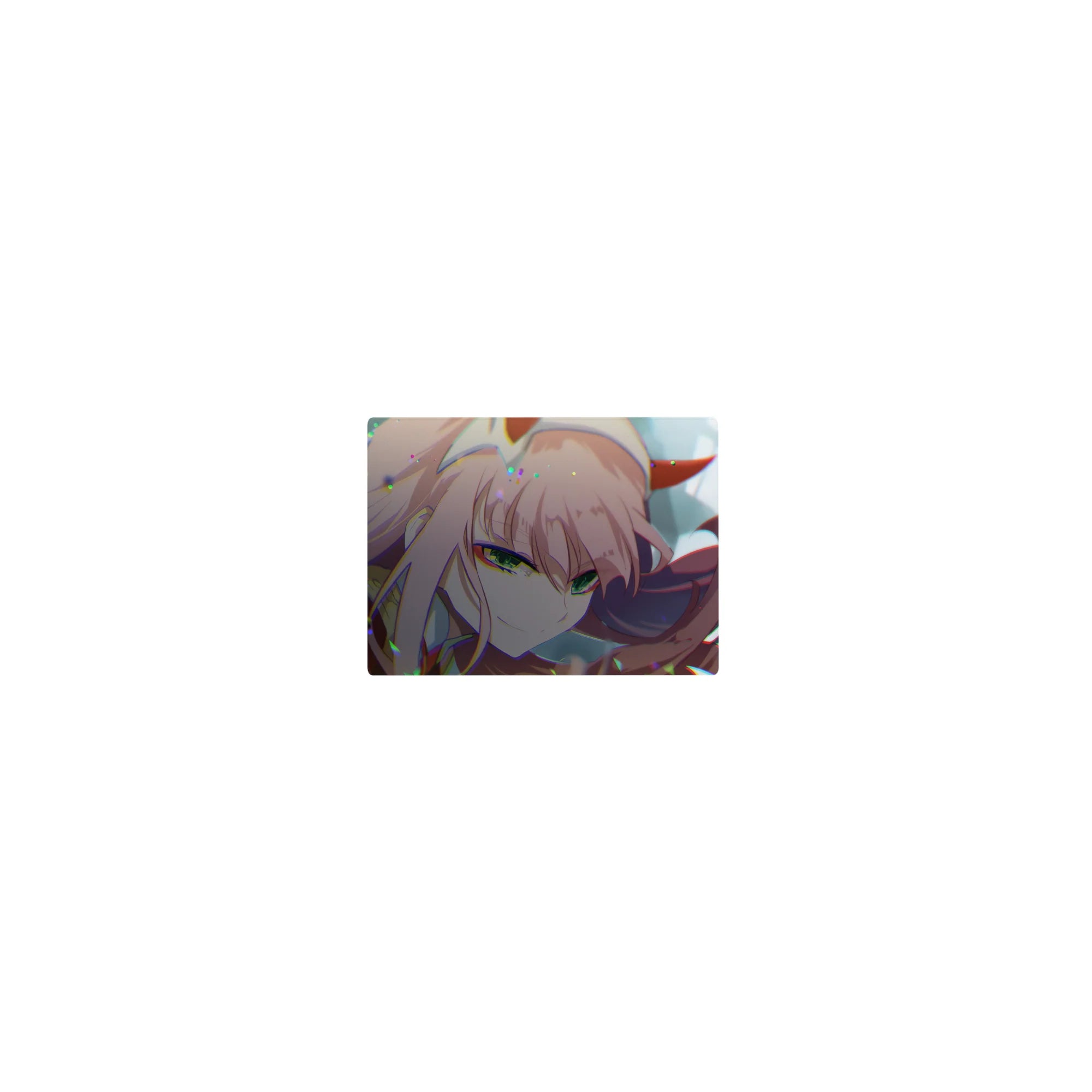 Darling In The Franxx Deskmat | Mousepad | Deskpad - Zero Two Neon Glare - AniChan