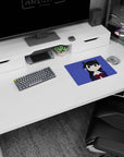 Komi Can't Communicate Shouko Komi 14x10 inches mouse pad with big quiet eyes and tiny cat ears.