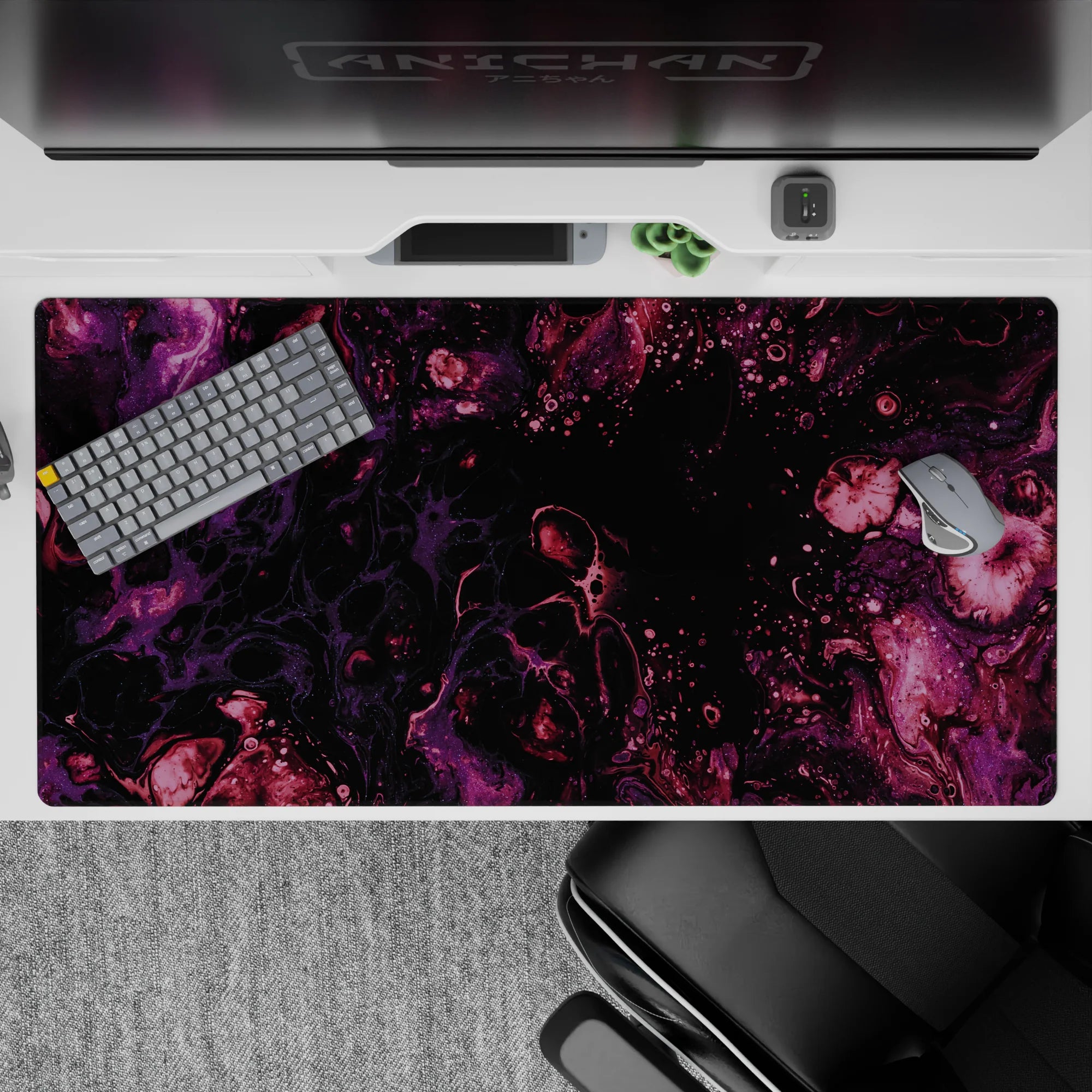 Liquid Abstract Deskmat | Mousepad | Deskpad - Nebula Flow - AniChan