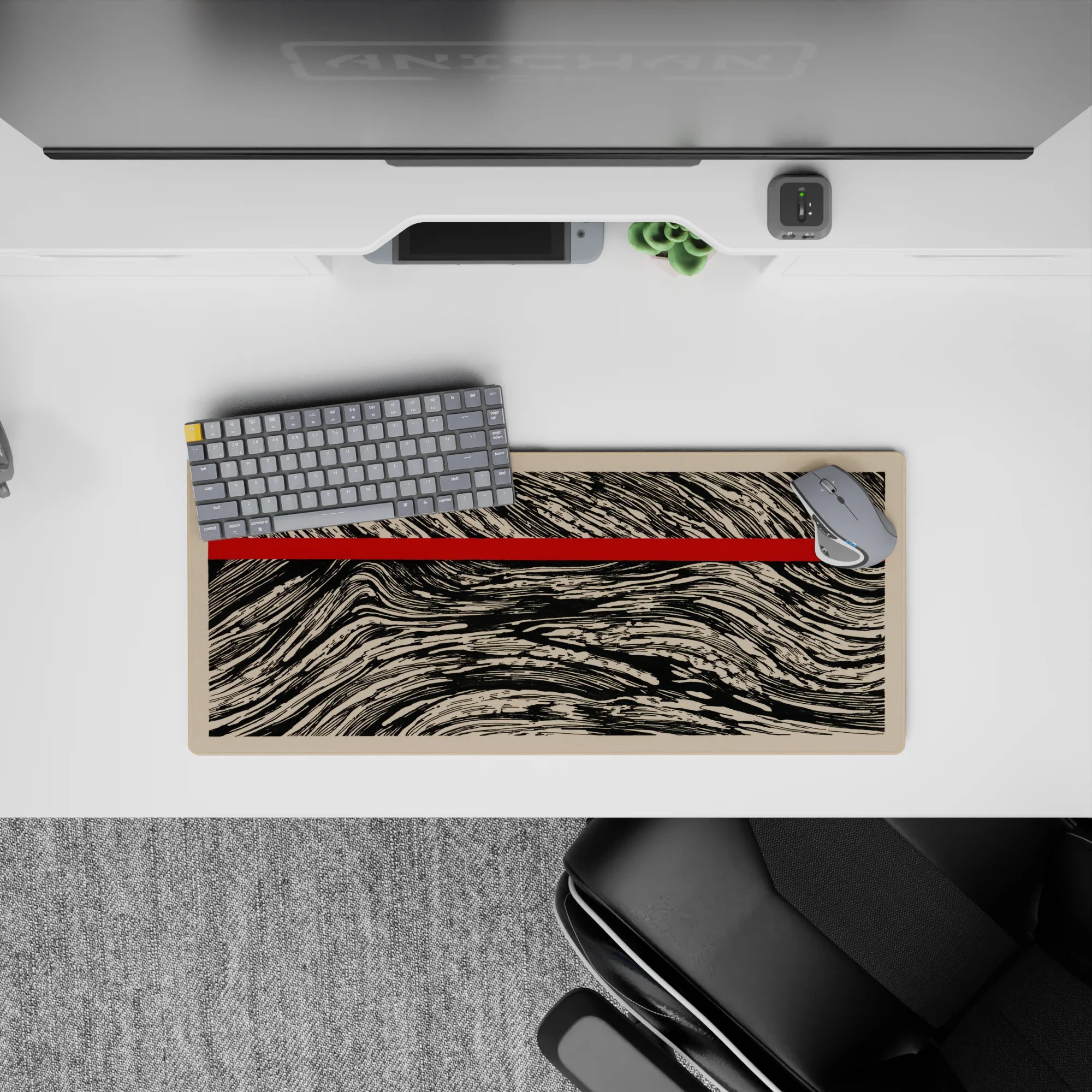 Abstract Deskmat | Mousepad | Deskpad - Zen Flow - AniChan