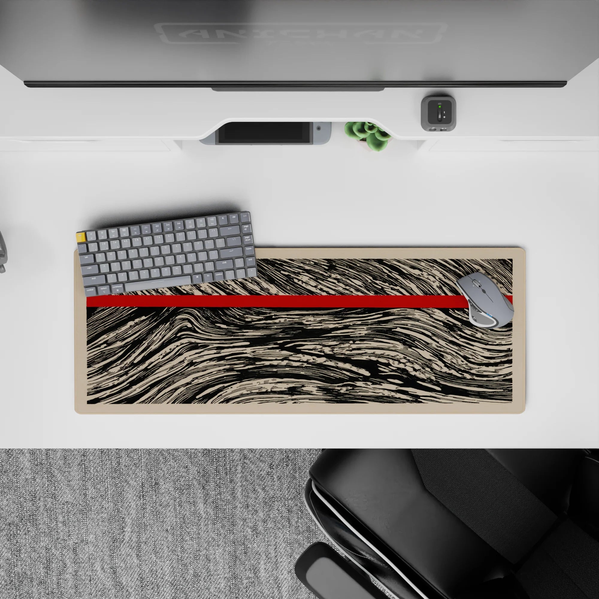 Abstract Deskmat | Mousepad | Deskpad - Zen Flow - AniChan