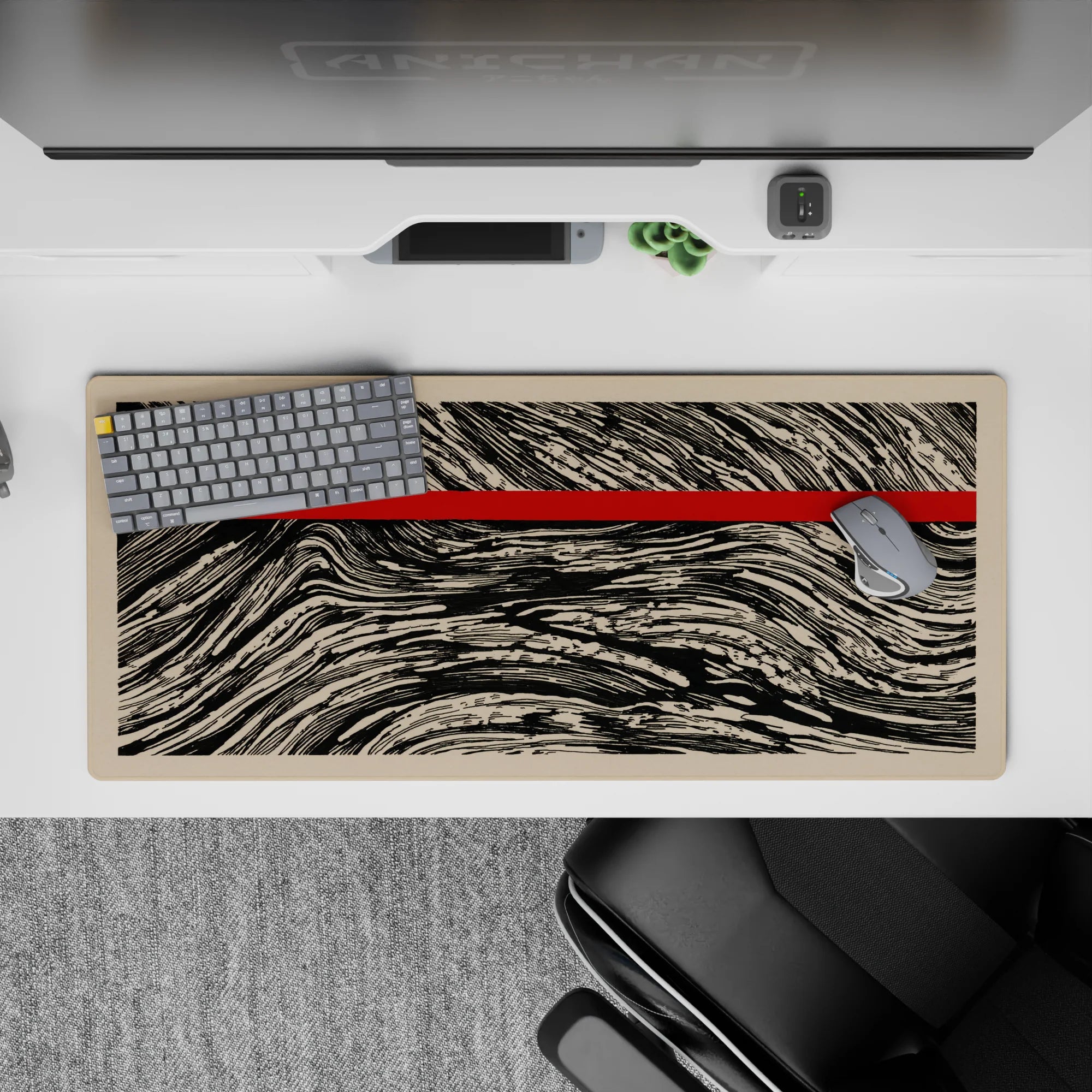 Abstract Deskmat | Mousepad | Deskpad - Zen Flow - AniChan