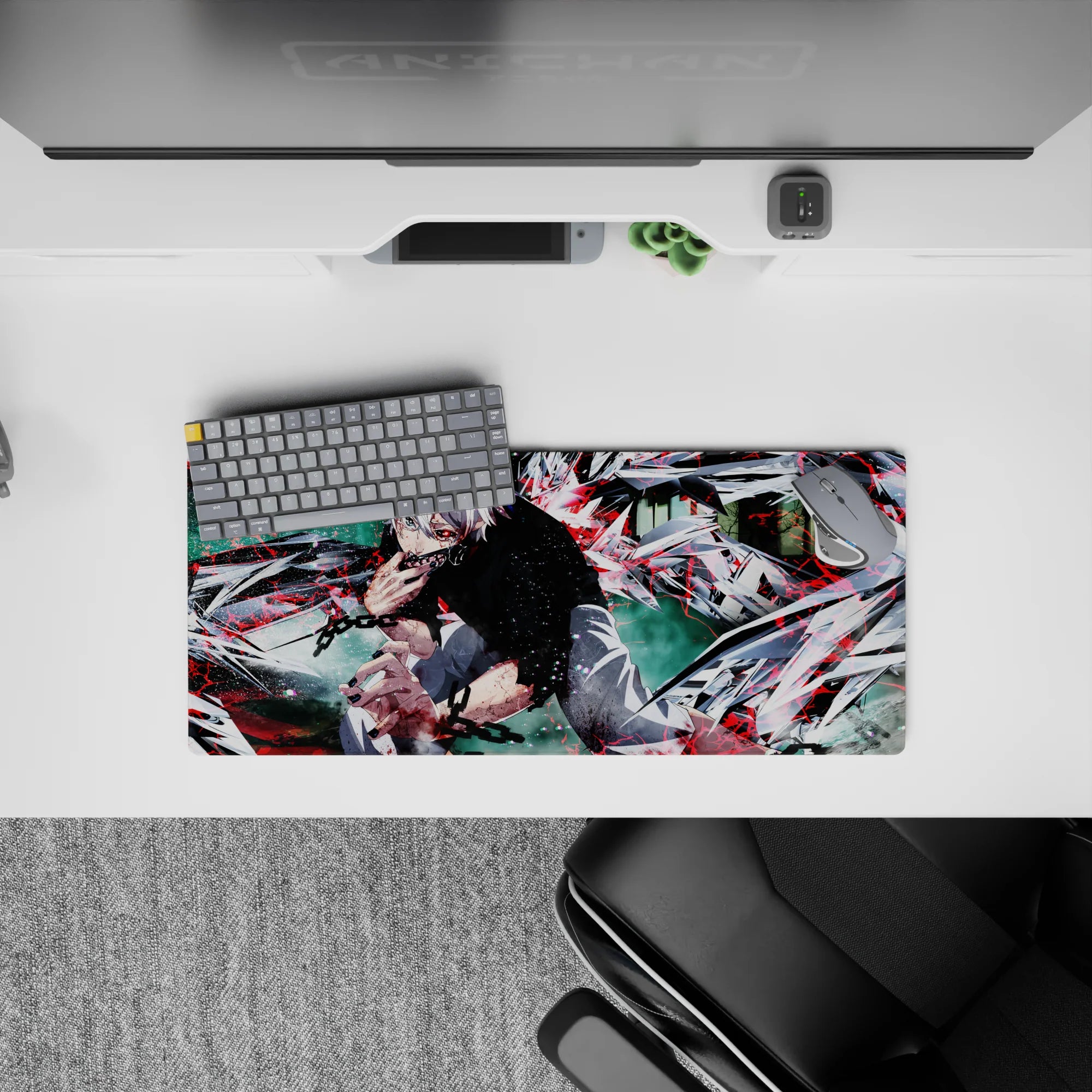 Tokyo Ghoul Deskmat | Mousepad | Deskpad - Kaneki’s Fury