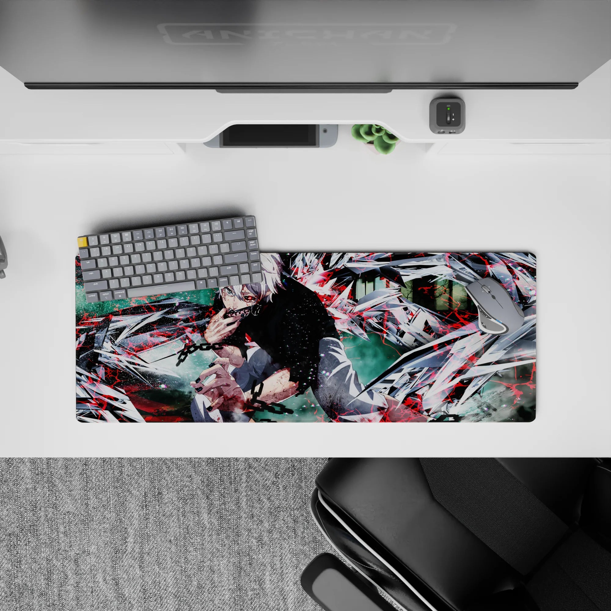 Tokyo Ghoul Deskmat | Mousepad | Deskpad - Kaneki’s Fury