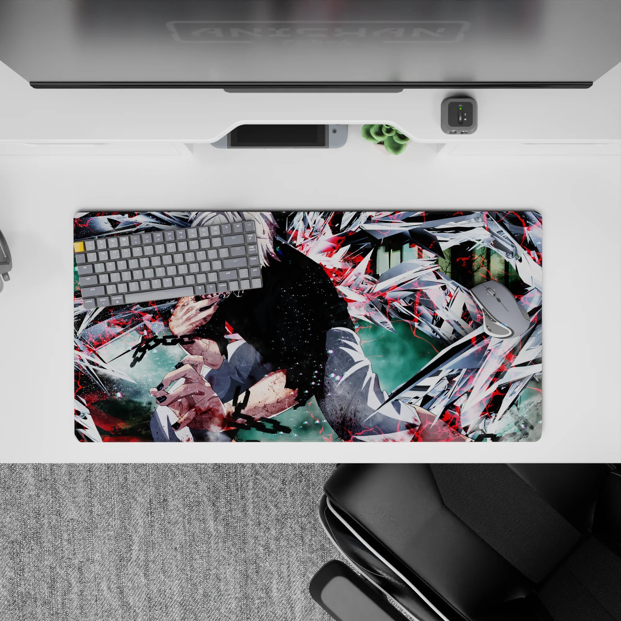 Tokyo Ghoul Deskmat | Mousepad | Deskpad - Kaneki’s Fury