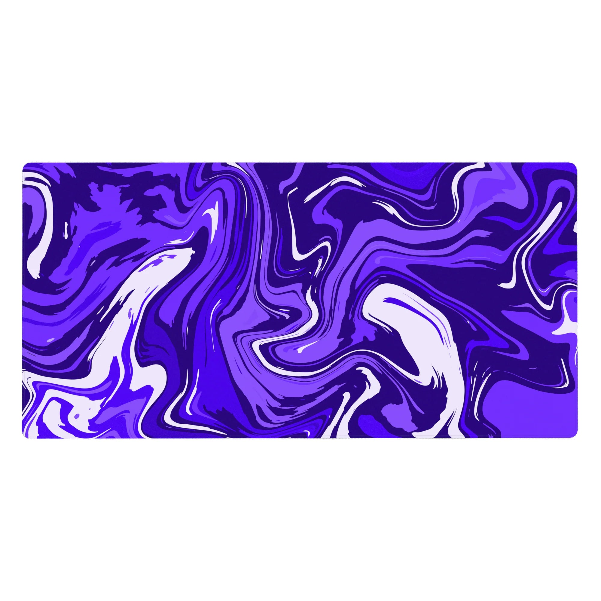 Liquid Abstract Deskmat | Mousepad | Deskpad - Purple Tide - AniChan