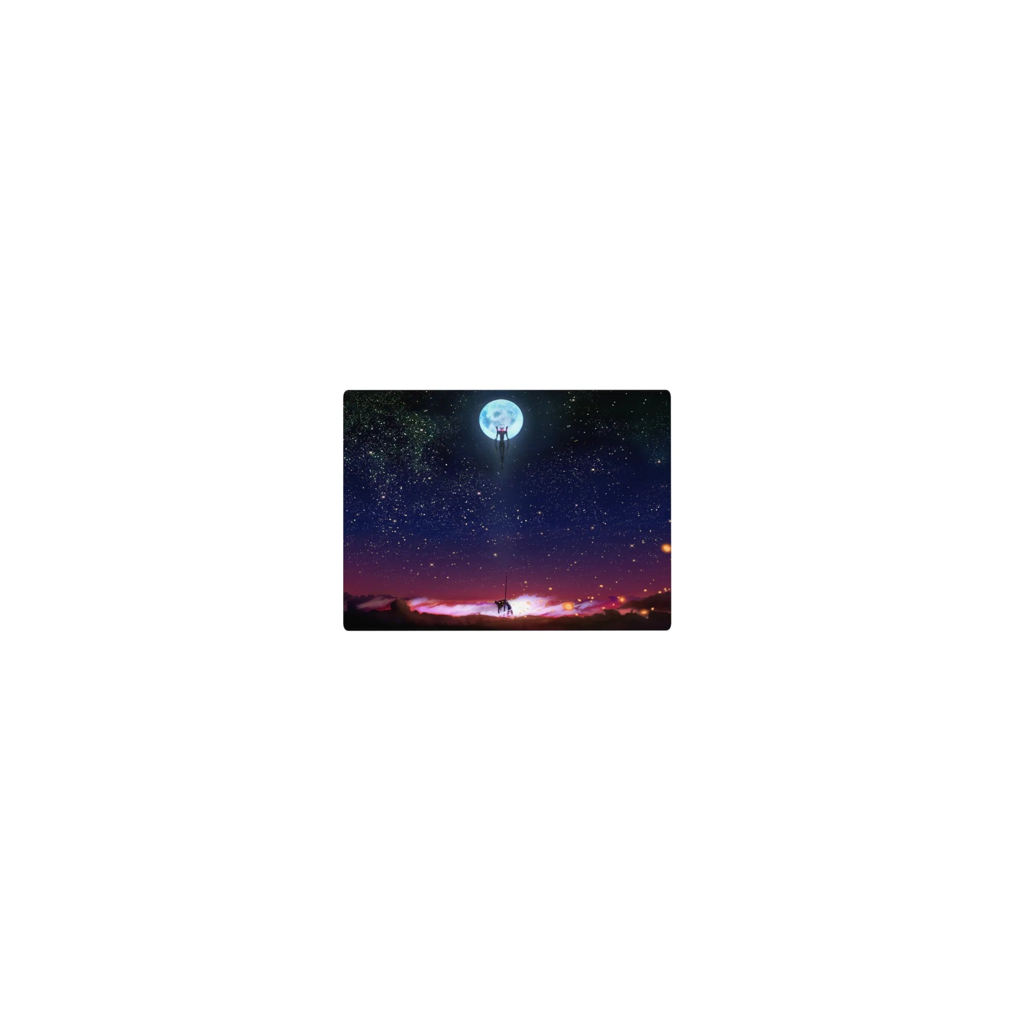 Evangelion - Anime Mouse Pad and Desk Pad - Moonlit Ascent - AniChan