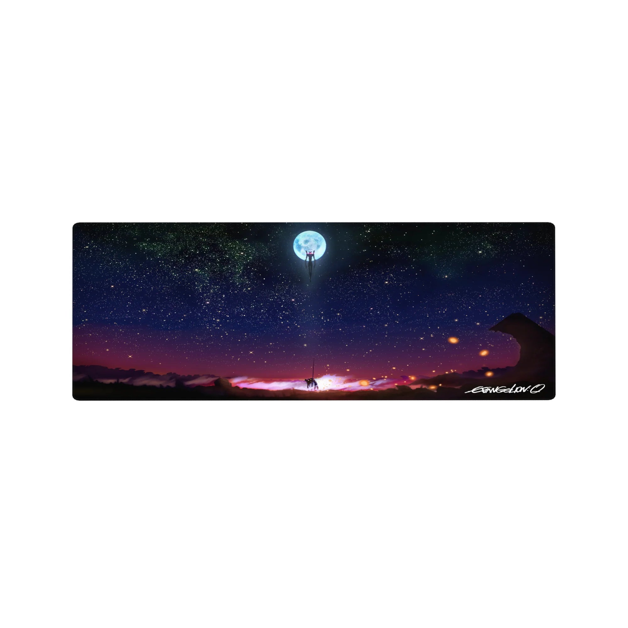 Evangelion - Anime Mouse Pad and Desk Pad - Moonlit Ascent - AniChan