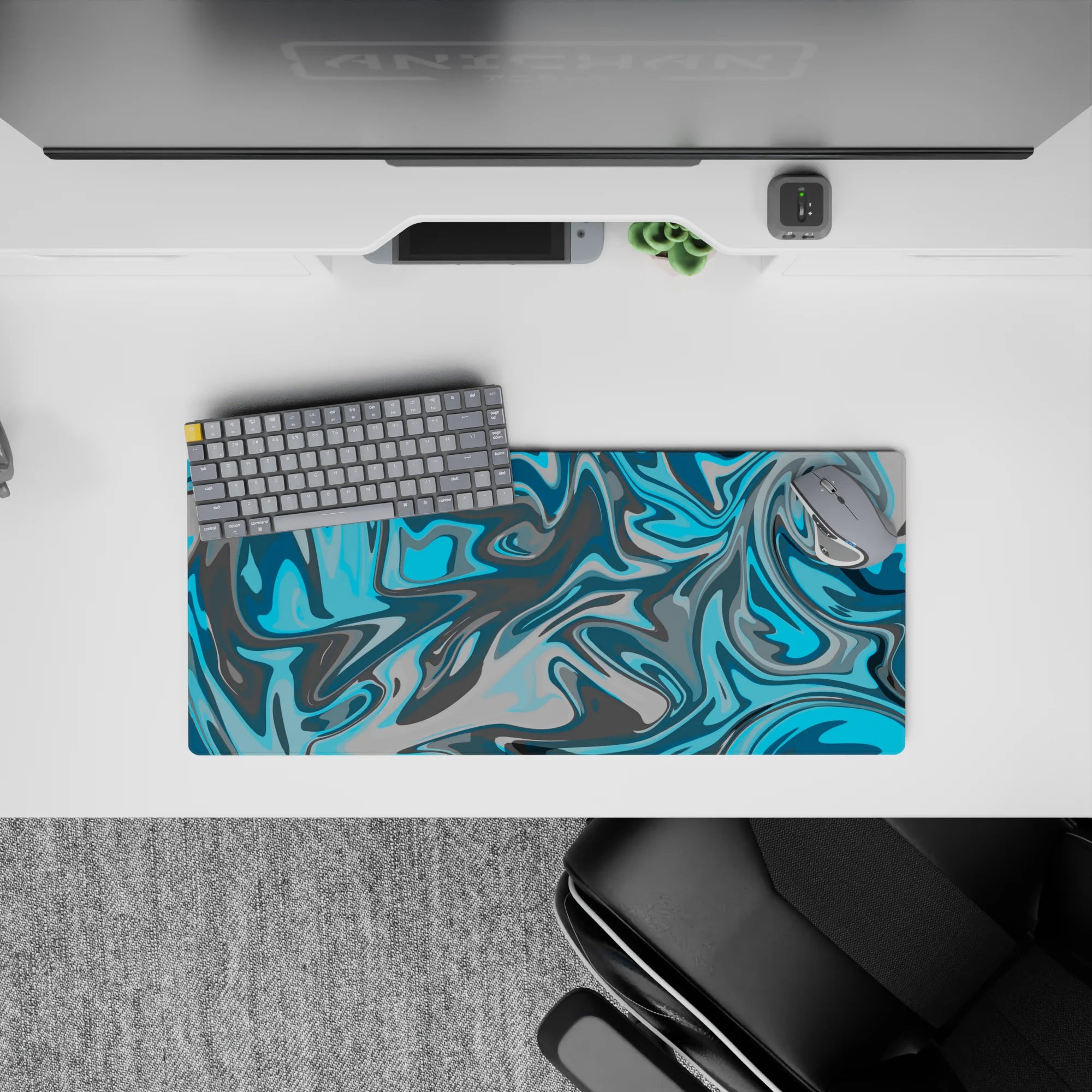 Liquid Abstract Deskmat | Mousepad | Deskpad - Chill Swirl - AniChan