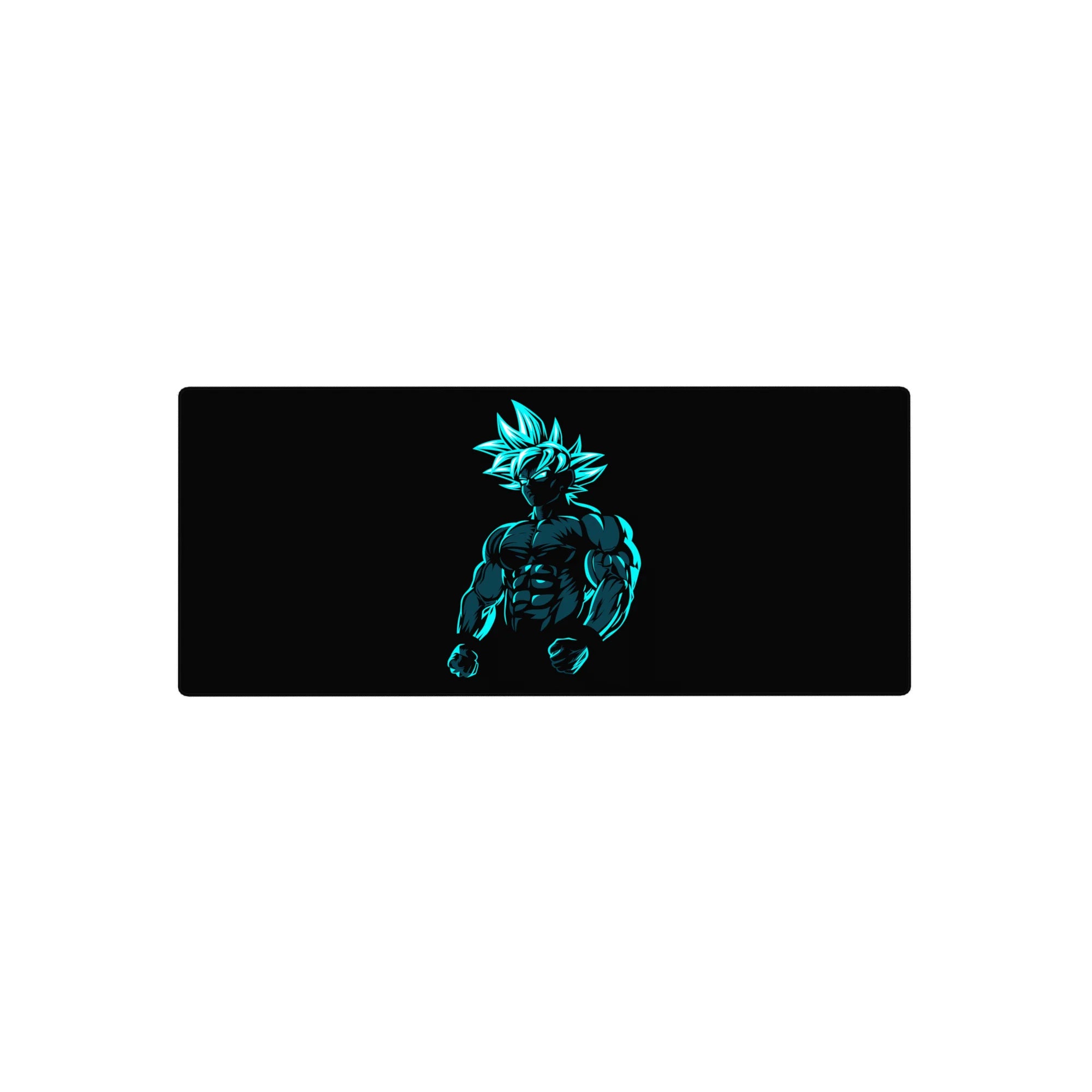 Dragon Ball Deskmat | Mousepad | Deskpad - Neon Saiyan Strength - AniChan