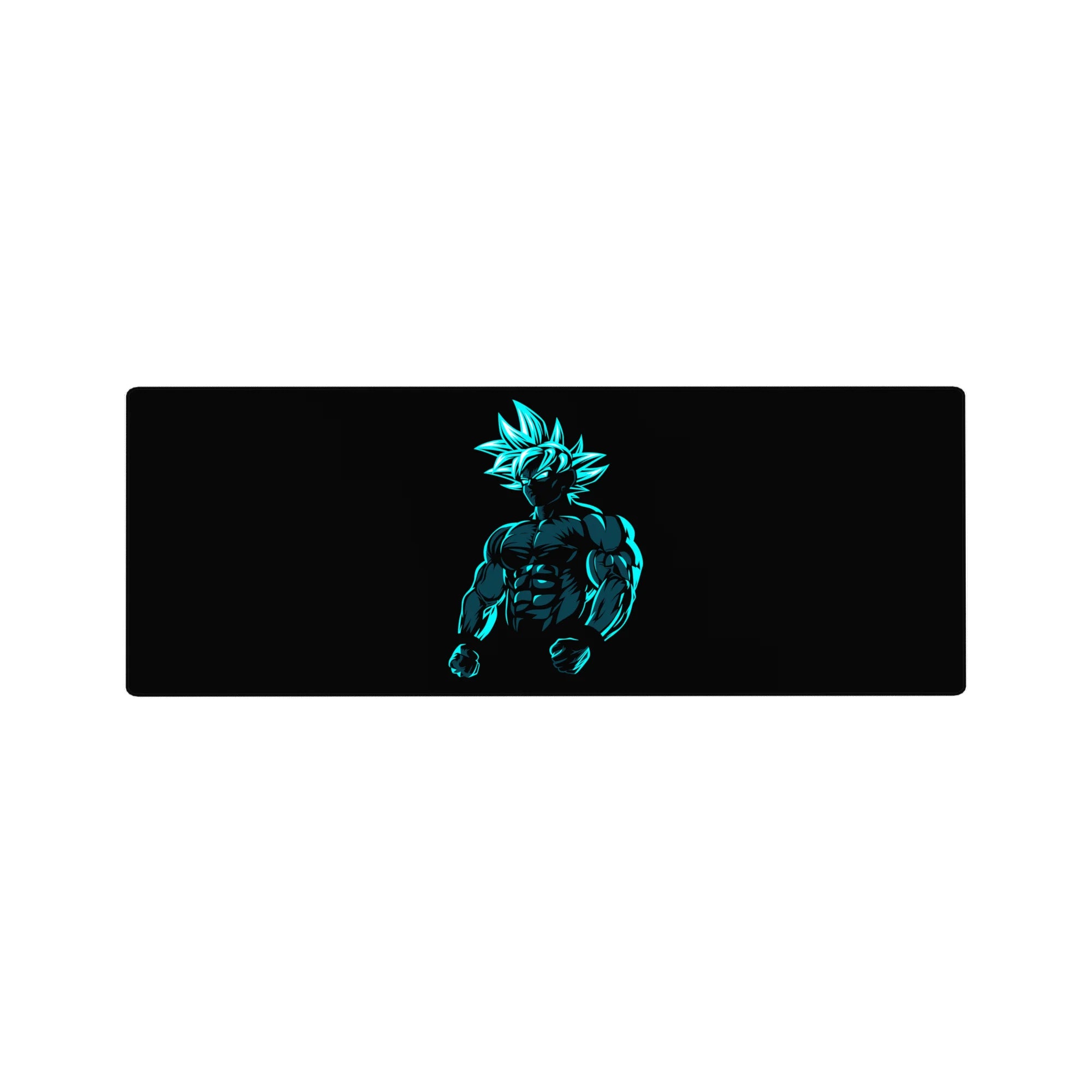 Dragon Ball Deskmat | Mousepad | Deskpad - Neon Saiyan Strength - AniChan