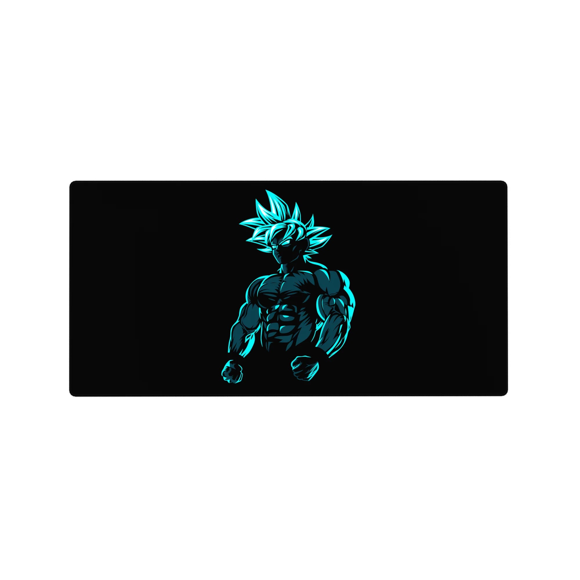 Dragon Ball Deskmat | Mousepad | Deskpad - Neon Saiyan Strength - AniChan