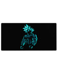 Dragon Ball Deskmat | Mousepad | Deskpad - Neon Saiyan Strength - AniChan