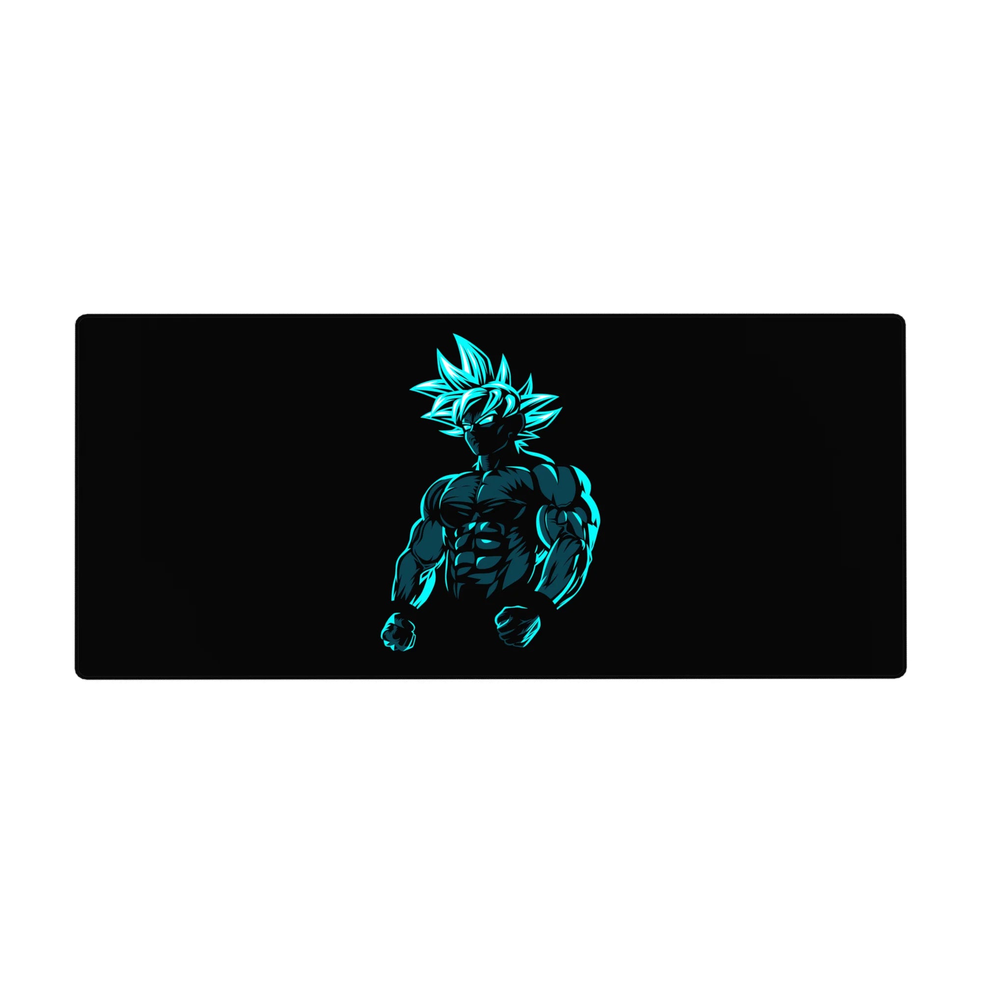 Dragon Ball Deskmat | Mousepad | Deskpad - Neon Saiyan Strength - AniChan