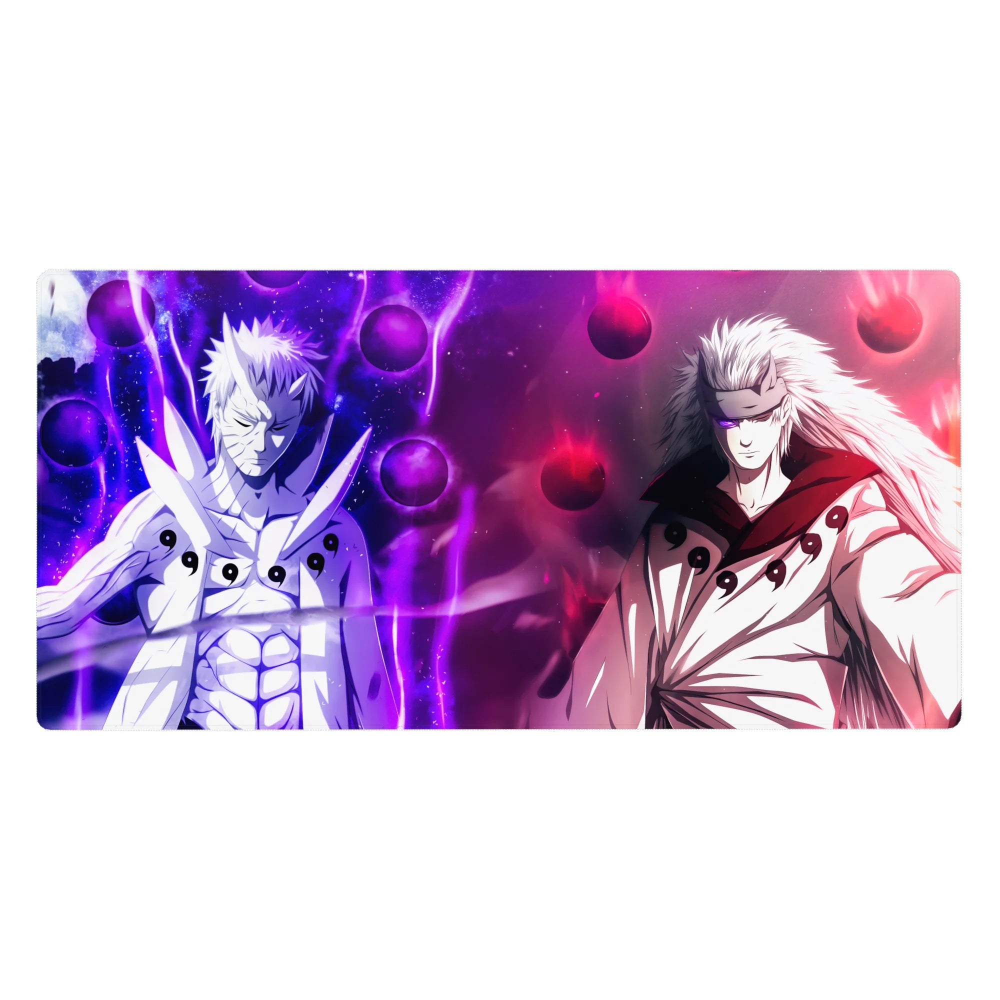 Naruto Deskmat | Mousepad | Deskpad - Dual Godly Powers Clash - AniChan