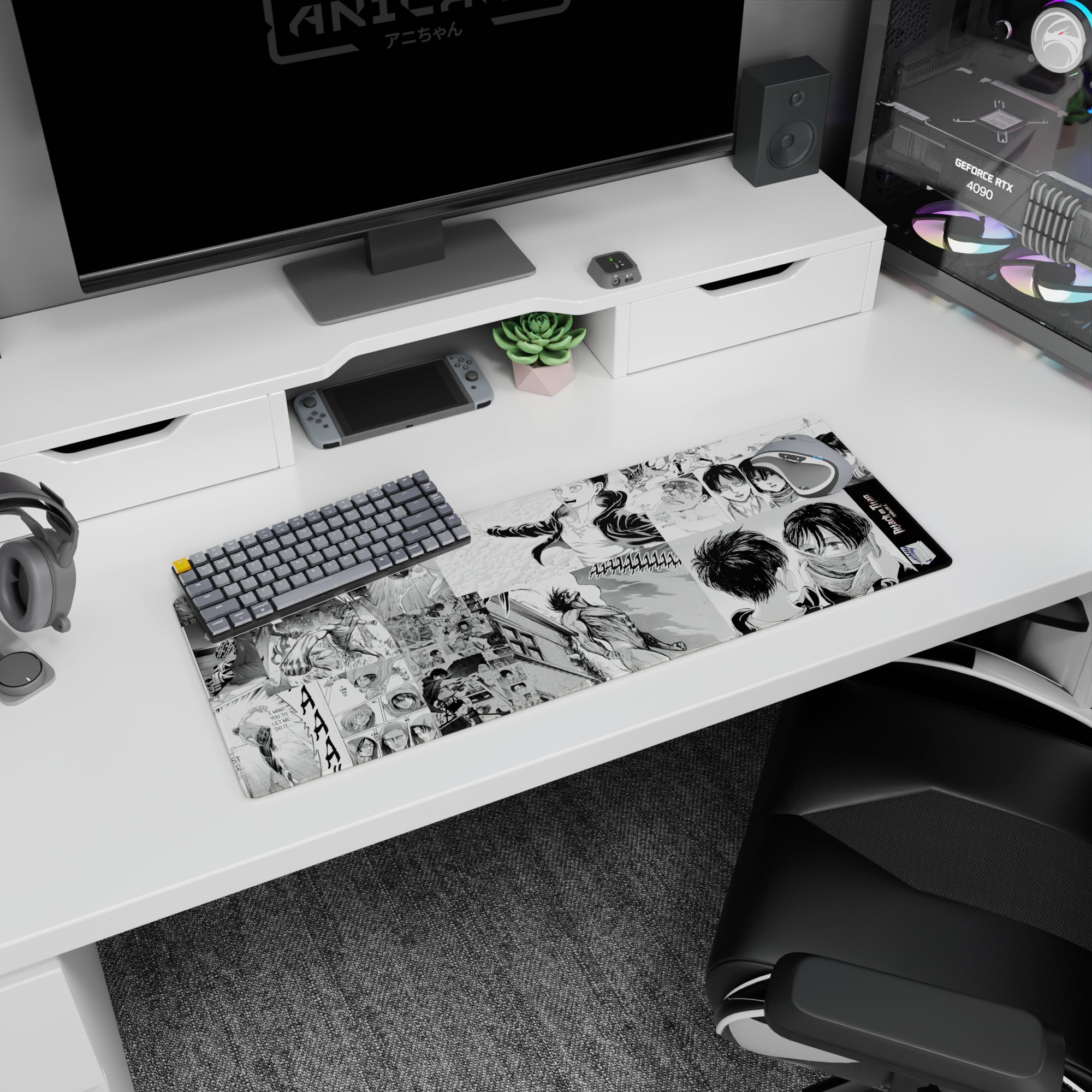 Attack on Titan - Anime Mouse Pad and Desk Pad - Manga Chronicles