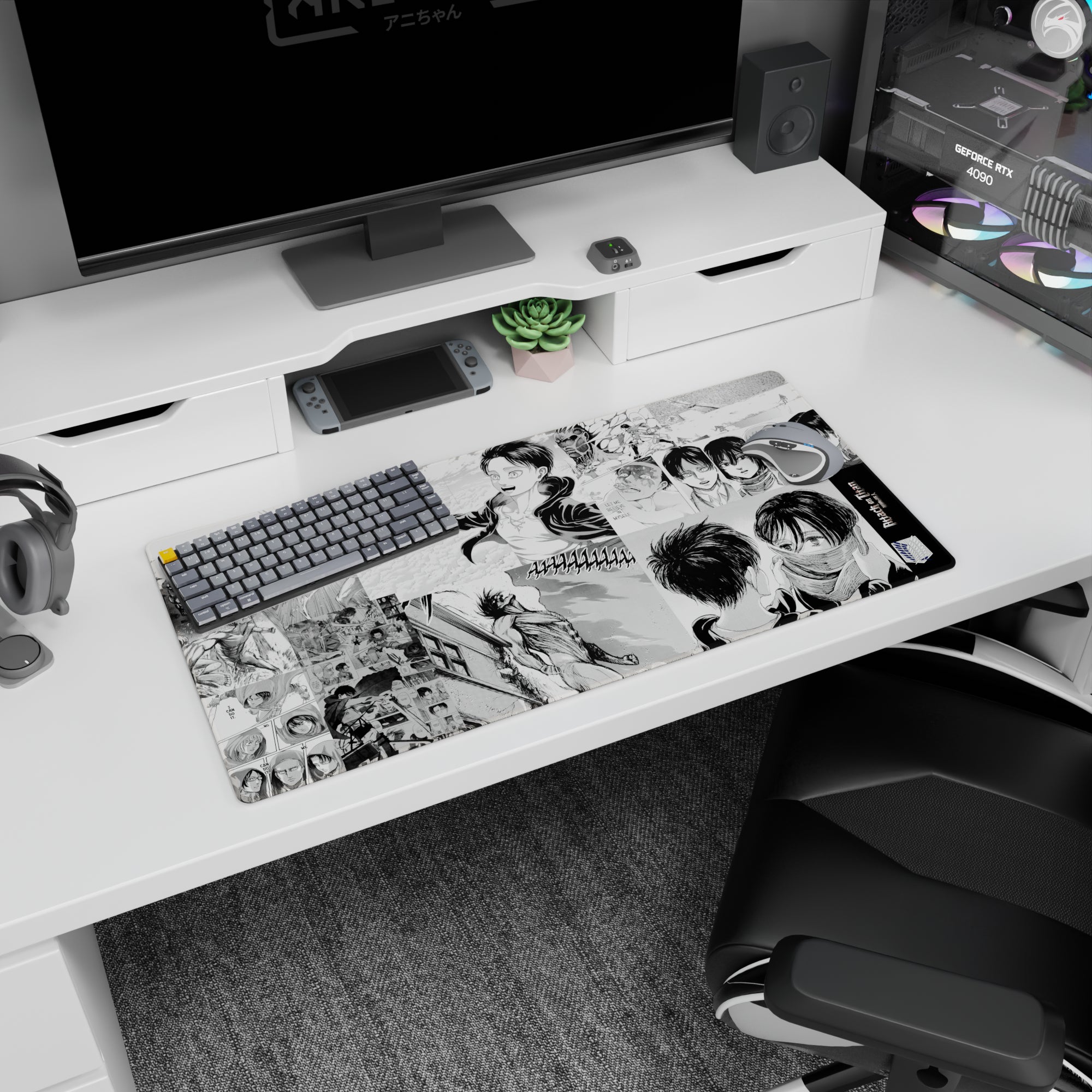 Attack on Titan - Anime Mouse Pad and Desk Pad - Manga Chronicles