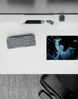 Abstract Deskmat | Mousepad | Deskpad - Dark Marble - AniChan