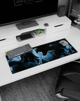 Abstract Deskmat | Mousepad | Deskpad - Dark Marble - AniChan