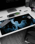 Abstract Deskmat | Mousepad | Deskpad - Dark Marble - AniChan