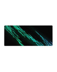 Abstract Deskmat | Mousepad | Deskpad - Neon Data Surge - AniChan