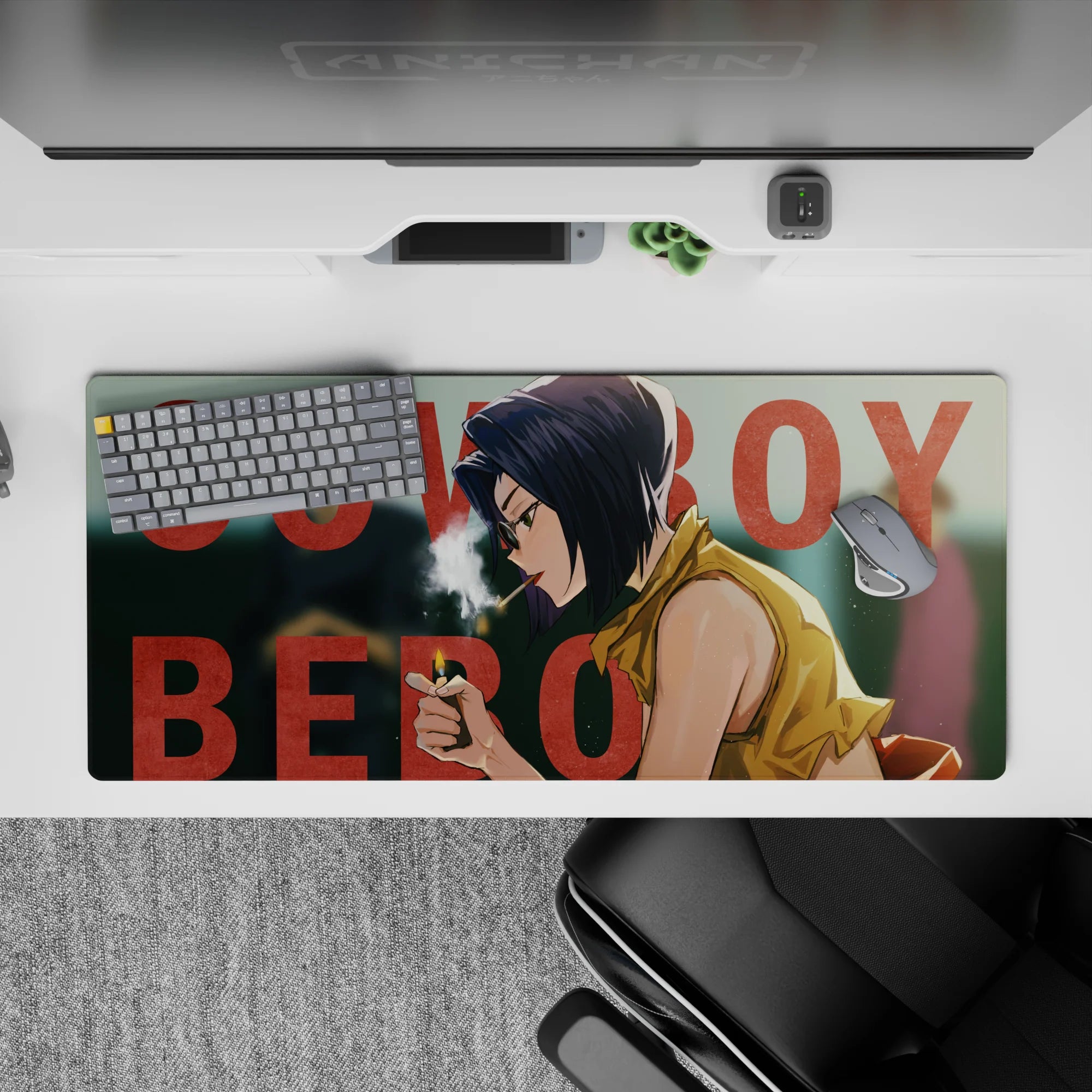 Cowboy Bepop - Anime Mouse Pad and Desk Pad - Faye’s Last Light - AniChan