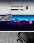 Vector Landscapes Deskmat | Mousepad | Deskpad - Nightfall Lookout