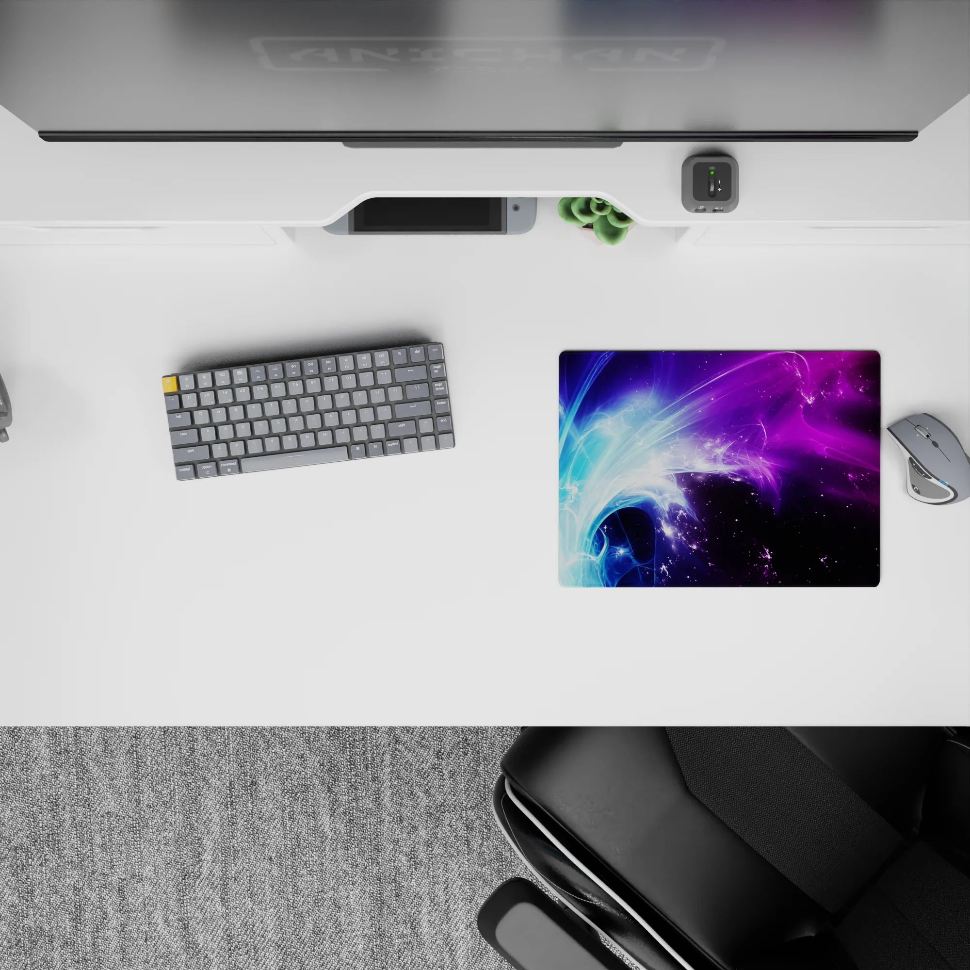 Abstract Deskmat | Mousepad | Deskpad - Nebula Flow - AniChan