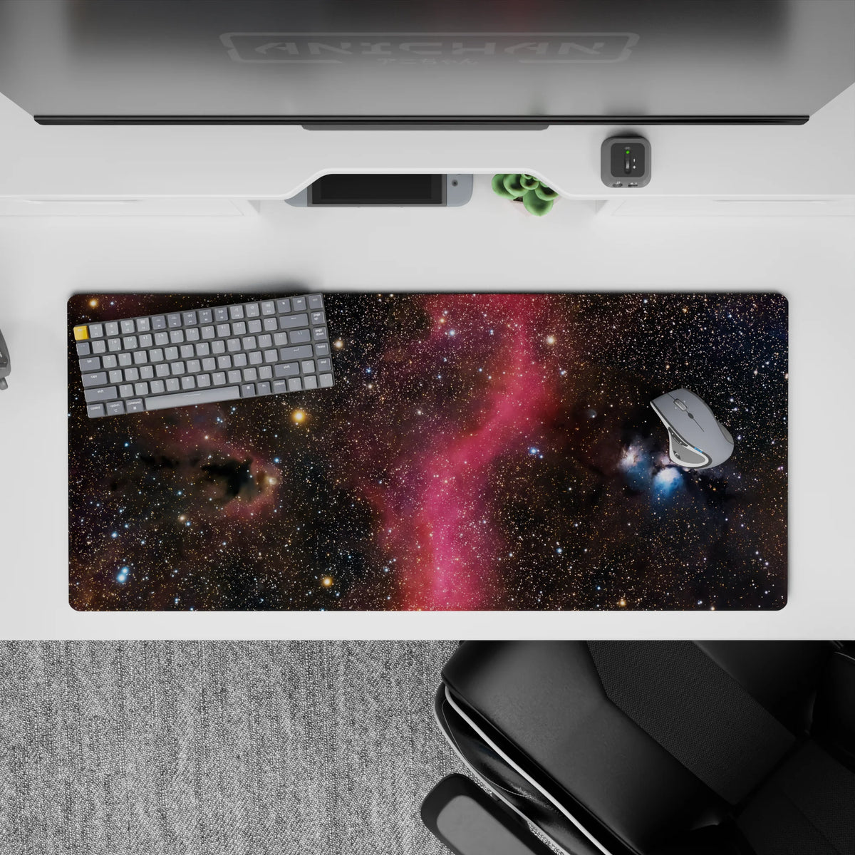 Cotton Candy Nebula - Space Mouse Pad and Desk Pad – AniChan