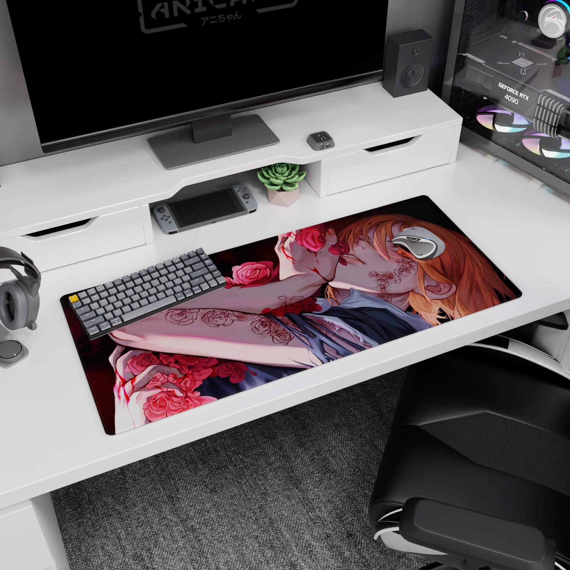 Jujutsu Kaisen Deskmat | Mousepad | Deskpad - Cursed Bloom - AniChan