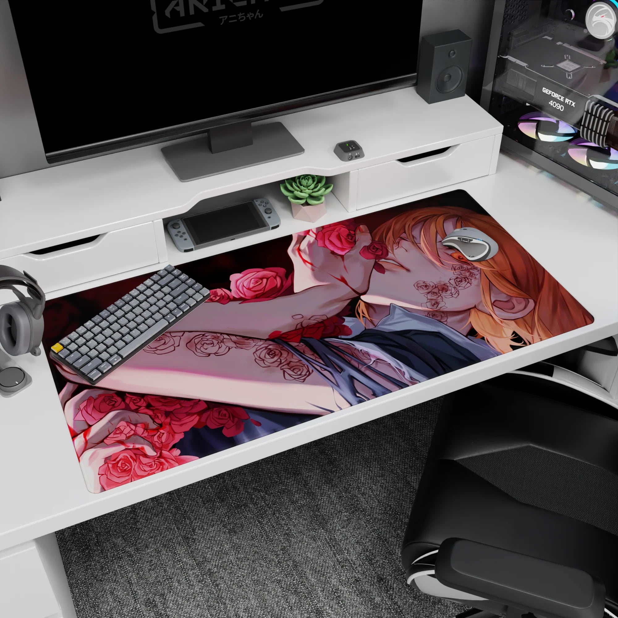 Jujutsu Kaisen Deskmat | Mousepad | Deskpad - Cursed Bloom - AniChan