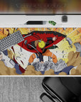Naruto Sage Mode desk pad 40x20 inches; Naruto slams Pain, vibrant colors, dynamic anime scene for an epic workspace.
