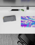 Abstract Deskmat | Mousepad | Deskpad - Electric Shards - AniChan