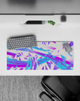 Abstract Deskmat | Mousepad | Deskpad - Electric Shards - AniChan