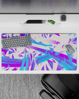 Abstract Deskmat | Mousepad | Deskpad - Electric Shards - AniChan