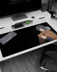 40x20 inches Rascal Does Not Dream of Bunny Girl Senpai desk pad featuring Mai’s quiet, stubborn stare.