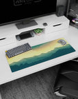 Vector Landscapes Deskmat | Mousepad | Deskpad - Golden Horizon