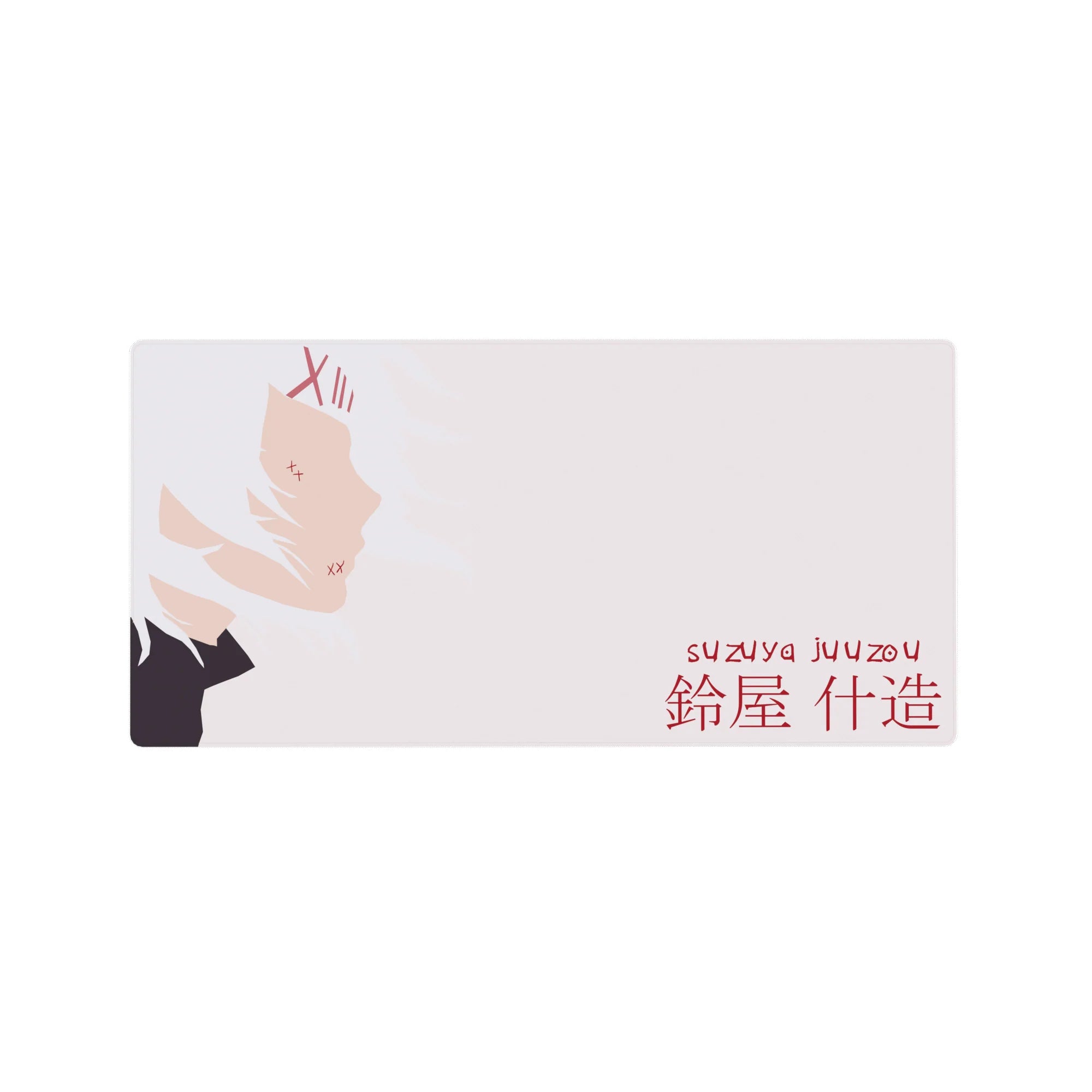 Tokyo Ghoul Deskmat | Mousepad | Deskpad - Suzuya Minimalist Edge