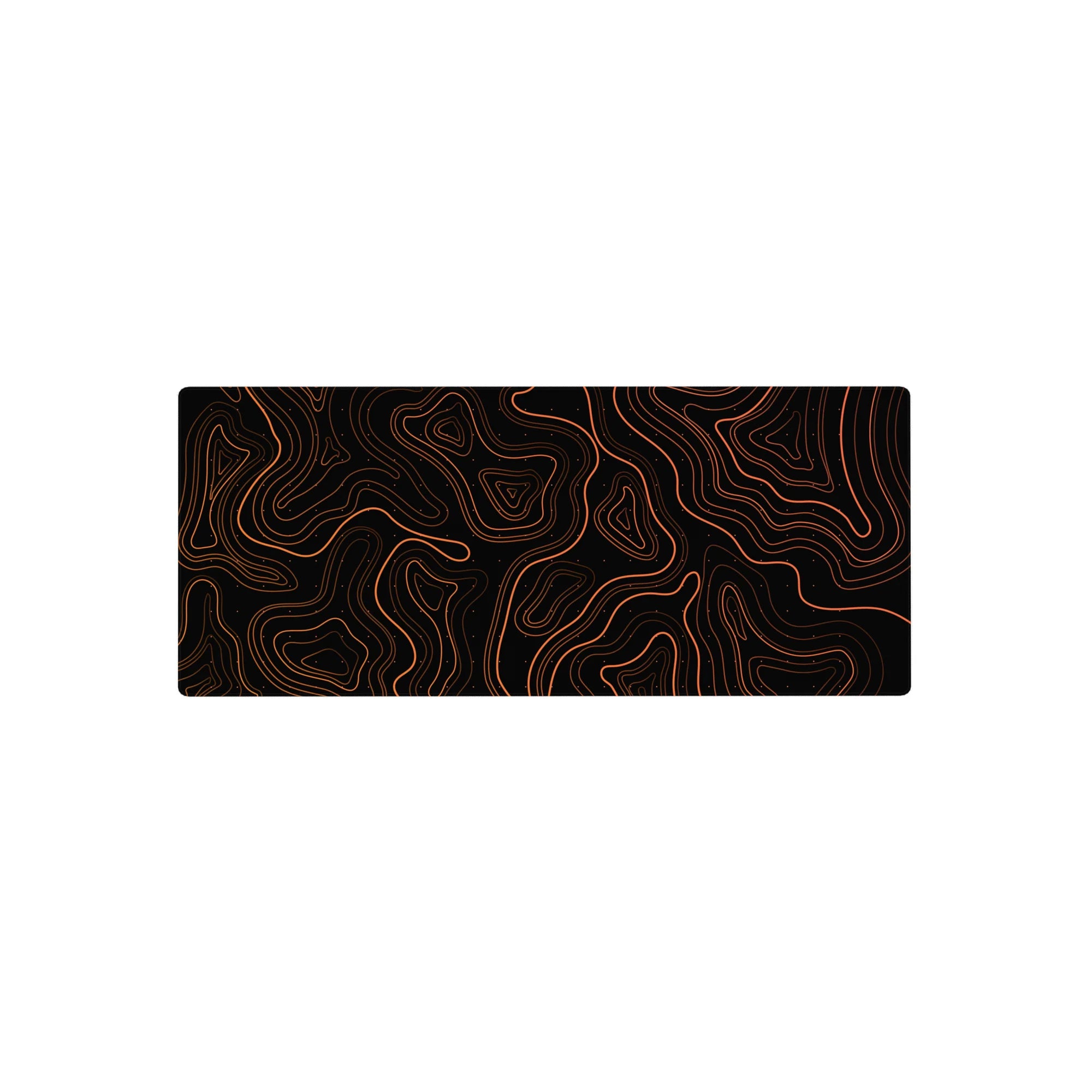 Topographic (Topo) Deskmat | Mousepad | Deskpad - Lava Contours - AniChan