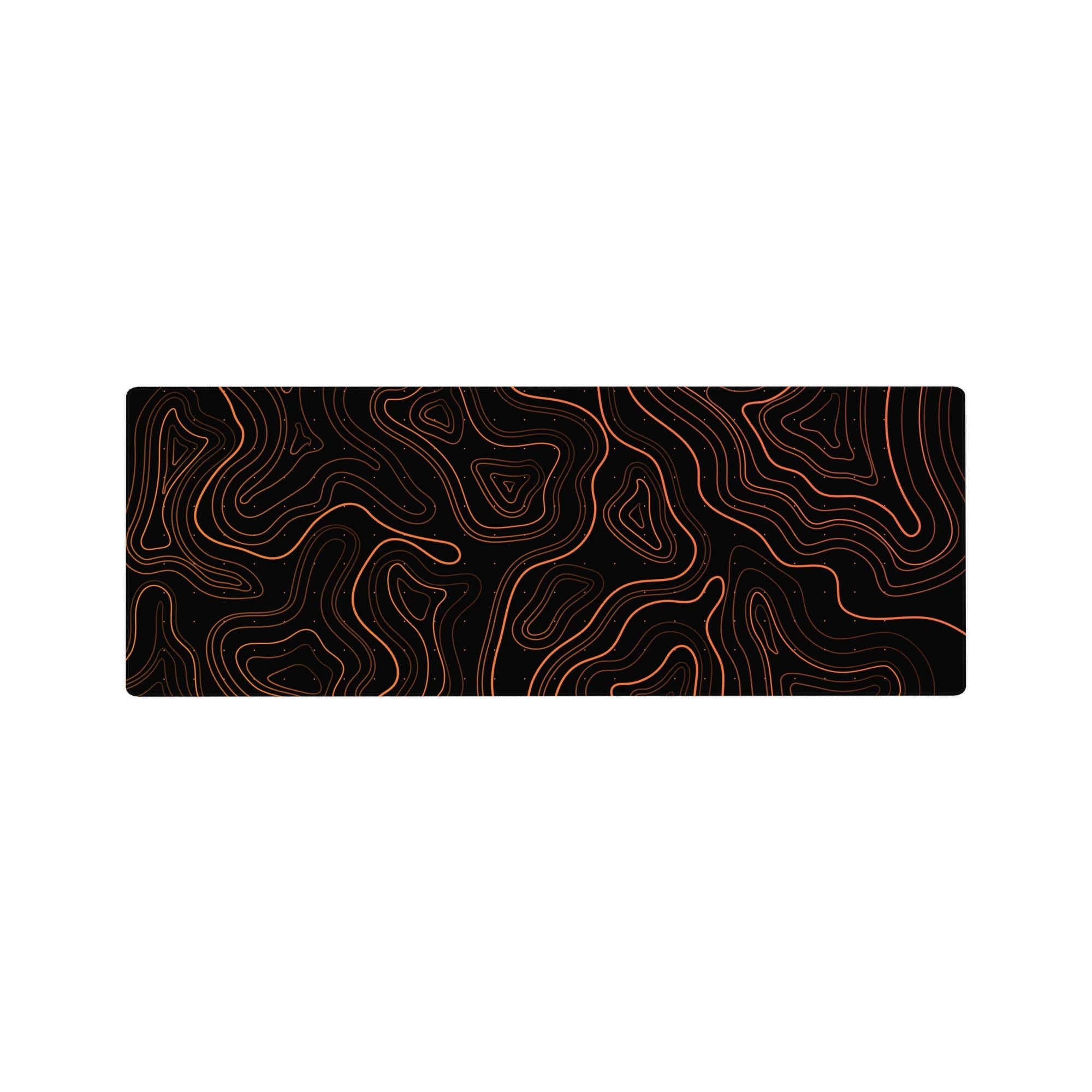 Topographic (Topo) Deskmat | Mousepad | Deskpad - Lava Contours - AniChan