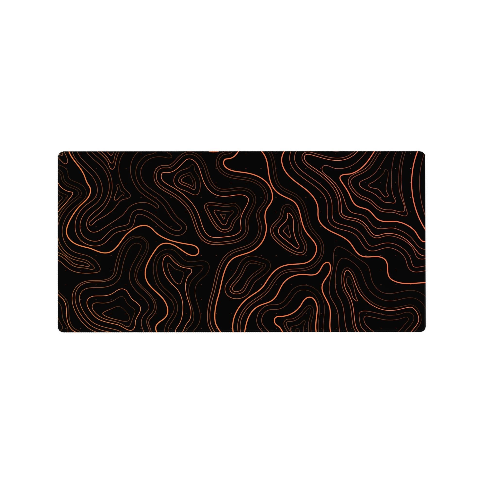 Topographic (Topo) Deskmat | Mousepad | Deskpad - Lava Contours - AniChan