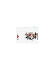 Erased anime mouse pad 14x10 inches with clean white design, Kayo and friends in a heartfelt scene.