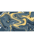 Liquid Abstract Deskmat | Mousepad | Deskpad - Golden Waves - AniChan