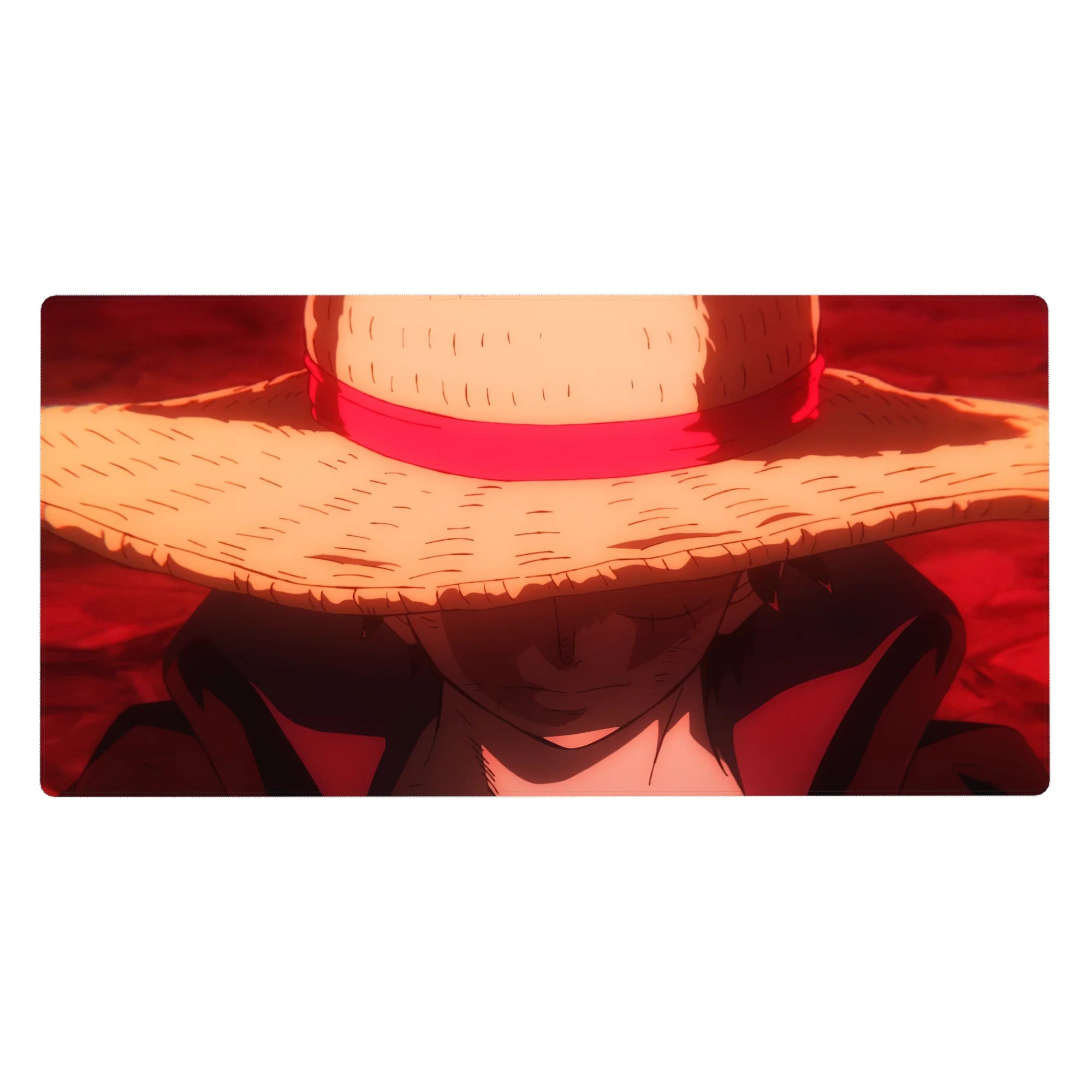 One Piece Deskmat | Mousepad | Deskpad - Luffy’s Silent Resolve - AniChan