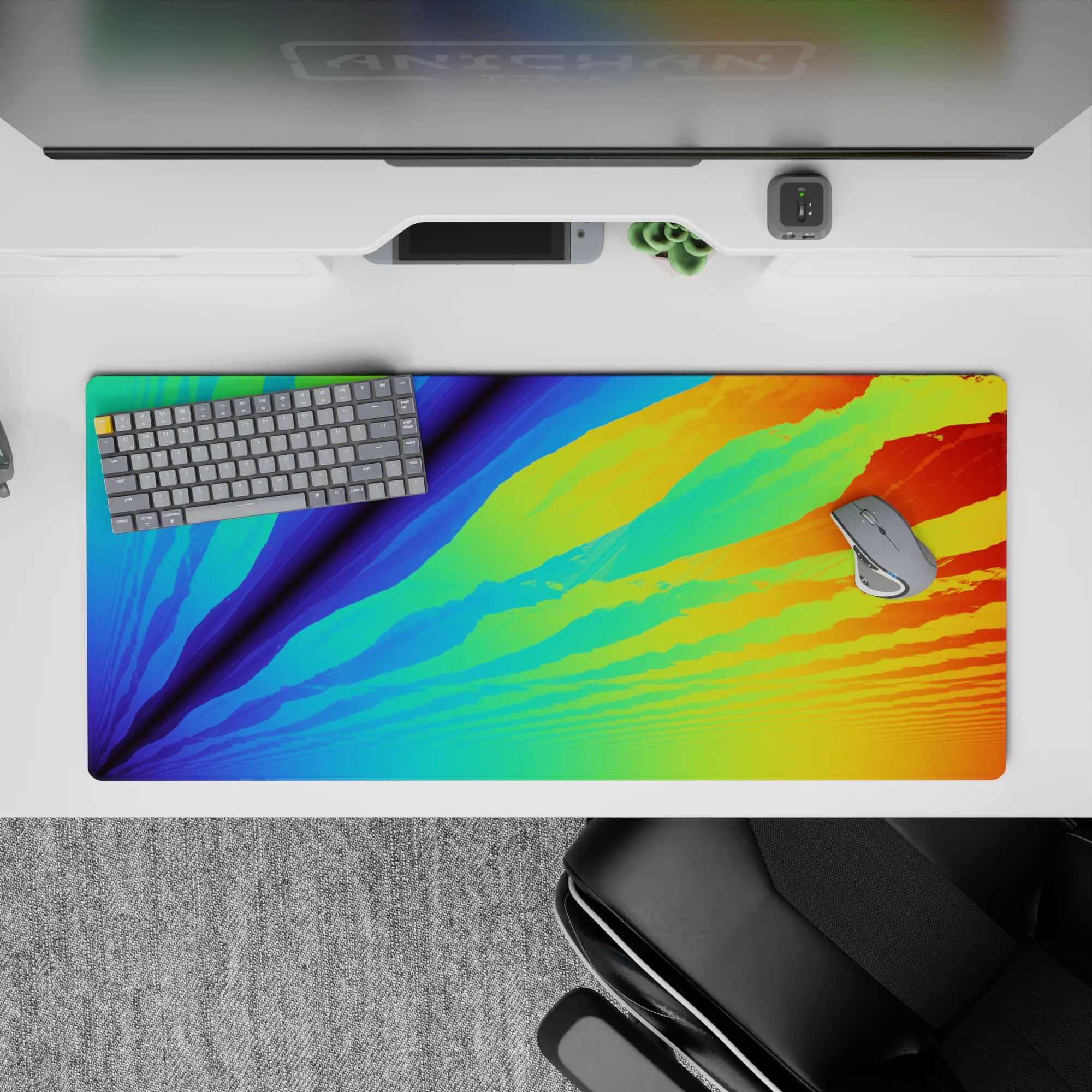 Liquid Abstract Deskmat | Mousepad | Deskpad - Color Horizon - AniChan