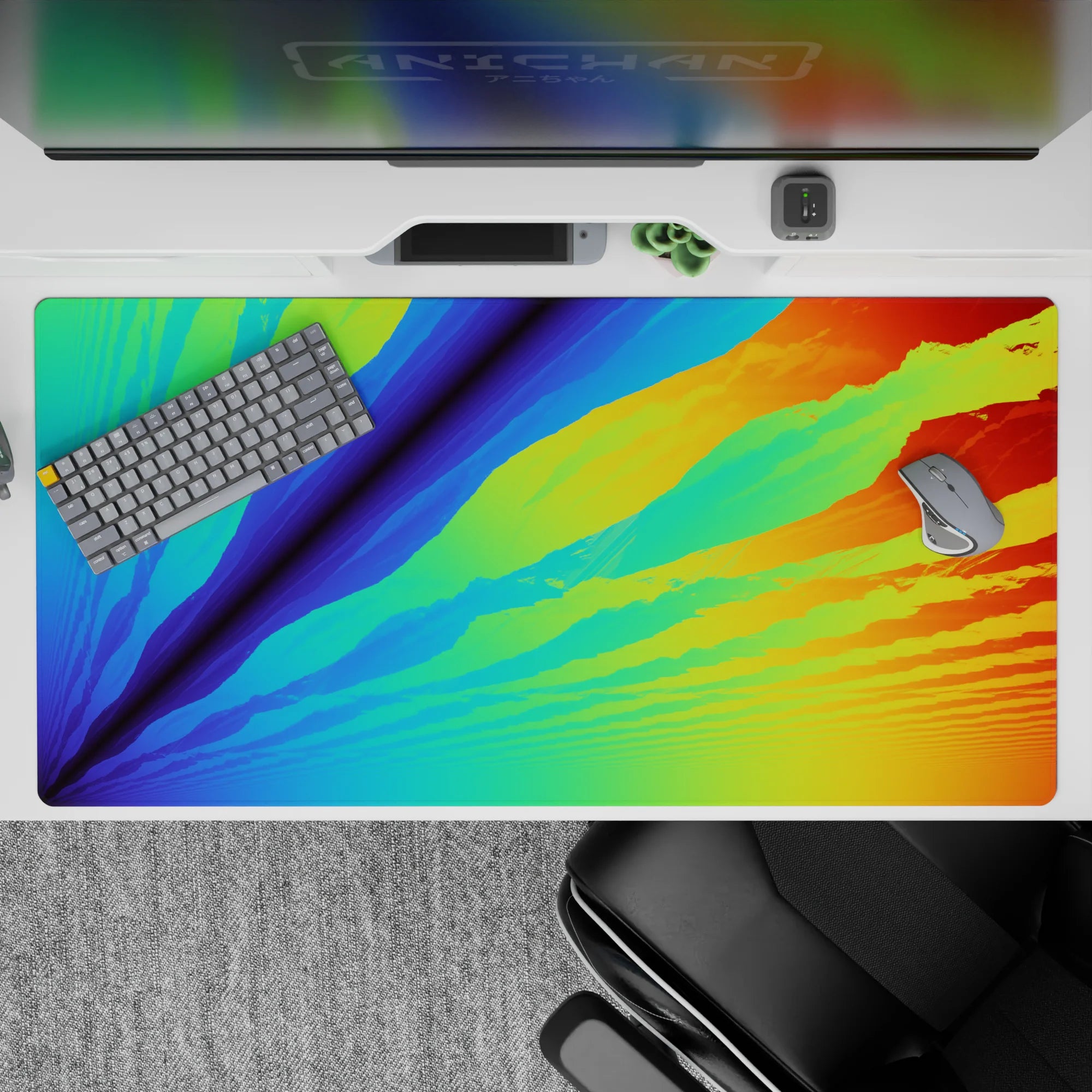 Liquid Abstract Deskmat | Mousepad | Deskpad - Color Horizon - AniChan