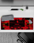 Evangelion Deskmat | Mousepad | Deskpad - NERV Emergency Screen