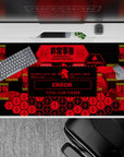 Evangelion Deskmat | Mousepad | Deskpad - NERV Emergency Screen